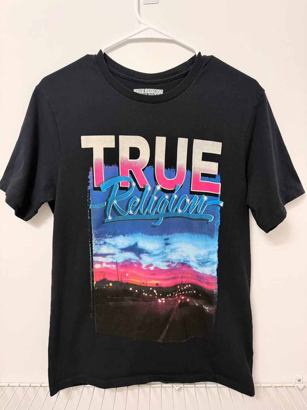 True Religion World Tour T-Shirt Black - Size S